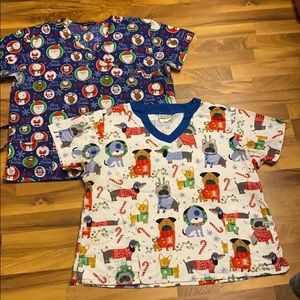 Christmas Scrub Top Bundle